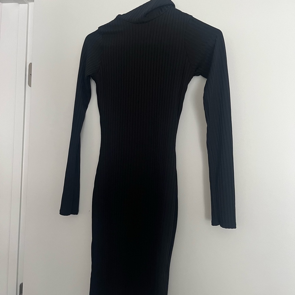 Black Turtleneck Dress